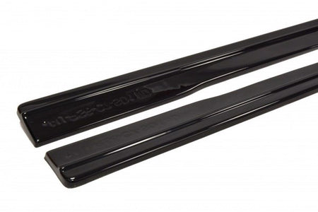 Maxton Side Skirts Diffusers Audi RS6 C7 / C7 Fl - Gloss Black