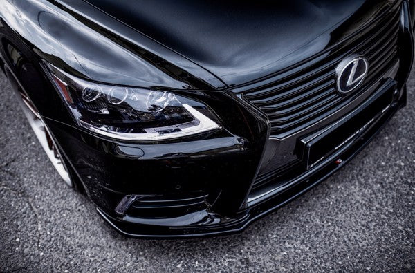 Maxton Front Splitter Lexus Ls Mk4 Facelift - Gloss Black