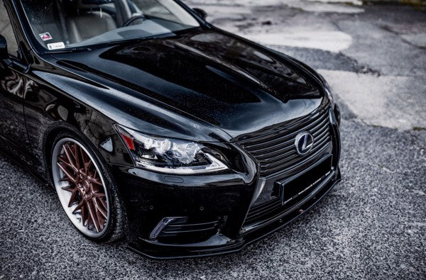Maxton Front Splitter Lexus Ls Mk4 Facelift - Gloss Black