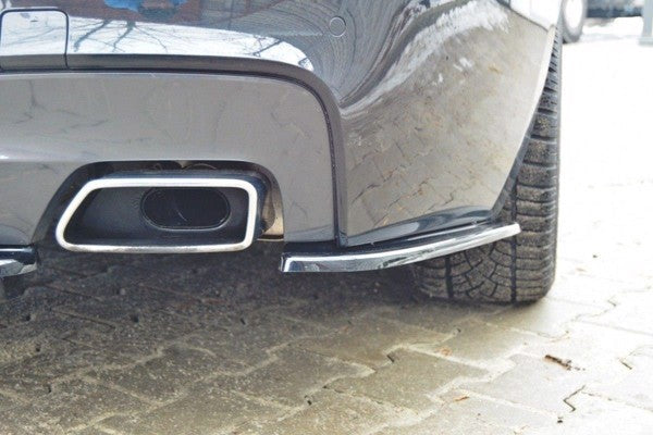 Maxton Rear Side Splitters For BMW 6 Gran Coupé Mpack - Gloss Black