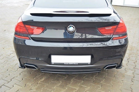 Maxton Rear Side Splitters For BMW 6 Gran Coupé Mpack - Gloss Black
