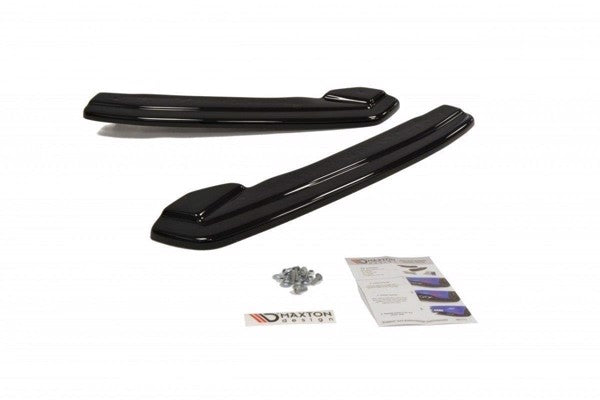 Maxton Rear Side Splitters For BMW 6 Gran Coupé Mpack - Gloss Black