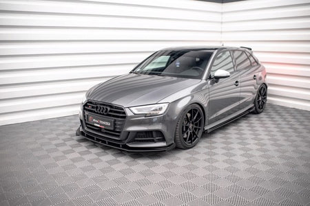 Maxton Front Flaps Audi S3 / A3 S-Line Sportback 8V Facelift