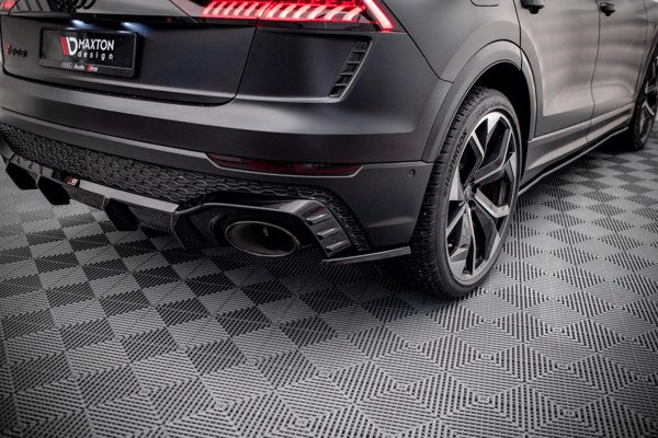 Maxton Rear Side Splitters V.2 Audi RSQ8 Mk1 - Gloss Black