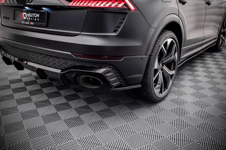 Maxton Rear Side Splitters V.2 Audi RSQ8 Mk1 - Gloss Black