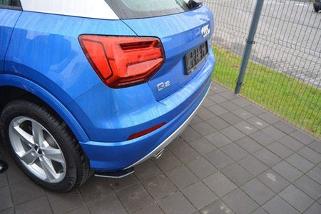 Maxton Rear Side Splitters Audi Q2 Mk.1 - Gloss Black