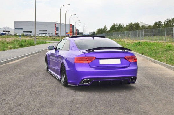 Maxton Rear Valance Audi RS5 Mk1 (8T) Facelift - Gloss Black
