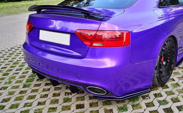 Maxton Rear Valance Audi RS5 Mk1 (8T) Facelift - Gloss Black