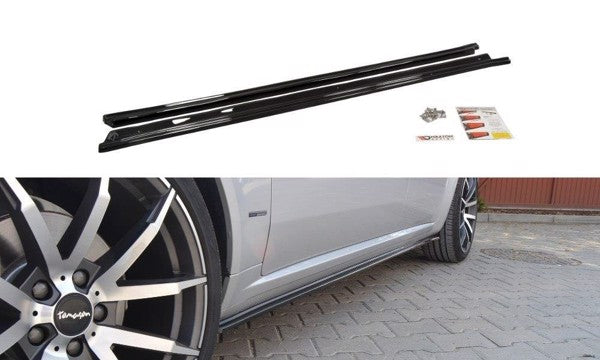 Maxton Side Skirts Diffusers Alfa Romeo 159 - Gloss Black