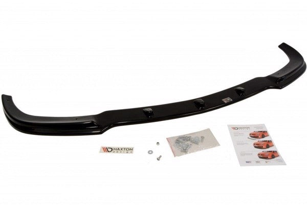 Maxton Front Splitter Mercedes Clk W209 Facelift Model For Standard Version - Gloss Black