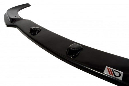 Maxton Front Splitter Mercedes Clk W209 Facelift Model For Standard Version - Gloss Black