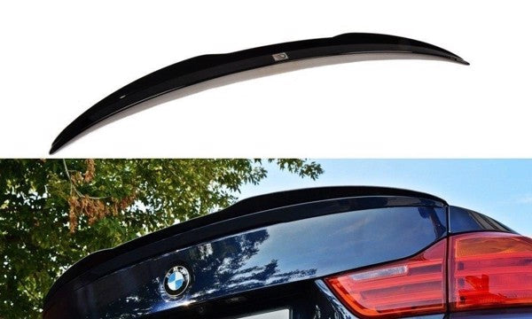 Maxton Spoiler Cap BMW 4 F32 M-Performance - Gloss Black