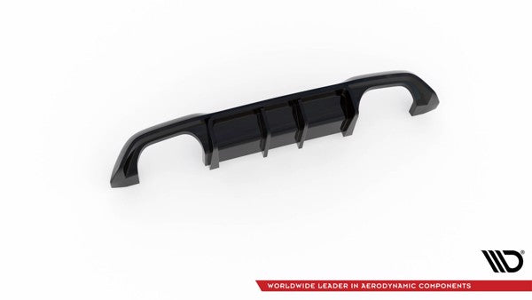 Maxton Rear Valance BMW M2 F87 - Gloss Black