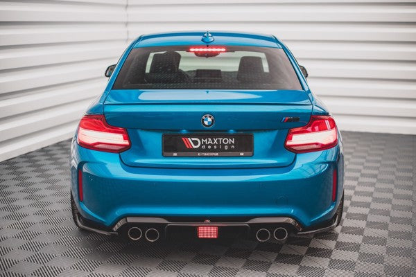 Maxton Rear Valance BMW M2 F87 - Gloss Black