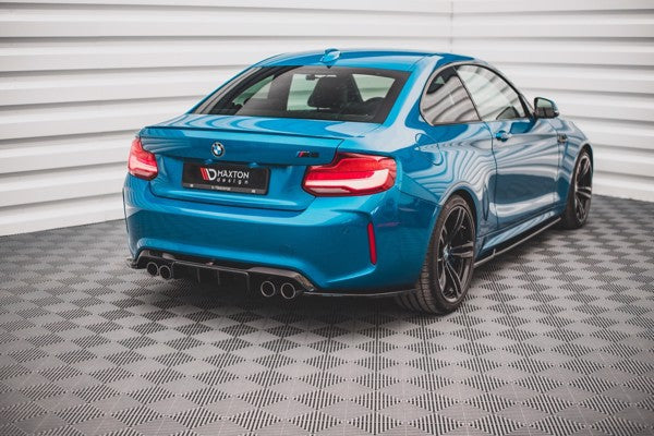 Maxton Rear Valance BMW M2 F87 - Gloss Black