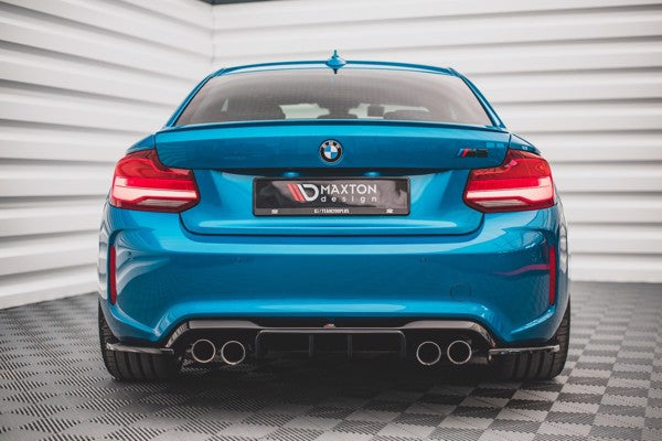 Maxton Rear Valance BMW M2 F87 - Gloss Black