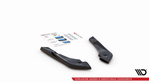 Maxton Rear Side Splitters V.3 Toyota Supra Mk5 - Gloss Black