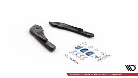 Maxton Rear Side Splitters V.3 Toyota Supra Mk5 - Gloss Black