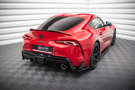 Maxton Rear Side Splitters V.3 Toyota Supra Mk5 - Gloss Black