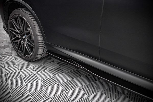 Maxton Side Skirts Diffusers BMW X5M F95 - Gloss Black