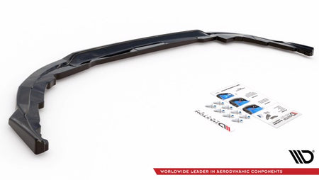 Maxton Central Rear Splitter Toyota Corolla Gr Sport Hatchback Xii - Gloss Black