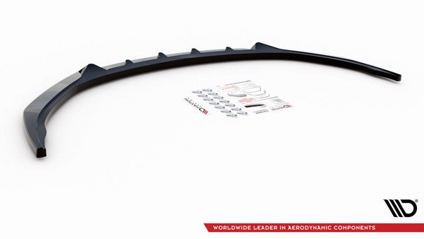 Maxton Front Splitter V.2 Opel Insignia Mk2 - Gloss Black
