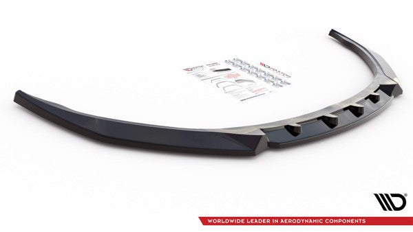 Maxton Front Splitter V.2 Opel Insignia Mk2 - Gloss Black