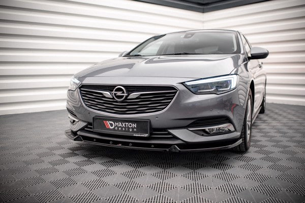 Maxton Front Splitter V.2 Opel Insignia Mk2 - Gloss Black