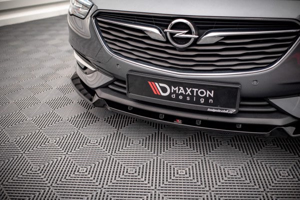Maxton Front Splitter V.2 Opel Insignia Mk2 - Gloss Black