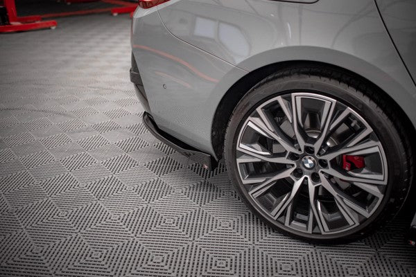 Maxton Rear Side Splitters V.2 BMW 4 Gran Coupe M-Pack G26 - Gloss Black