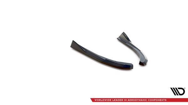 Maxton Rear Side Splitters V.2 BMW 4 Gran Coupe M-Pack G26 - Gloss Black
