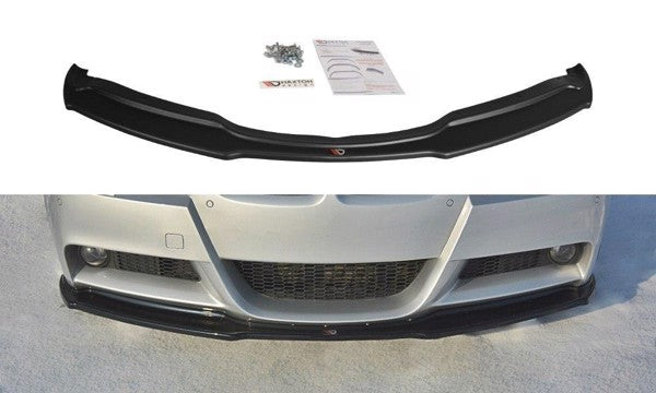 Maxton Front Splitter V.1 BMW 3 E90 Mpack - Gloss Black
