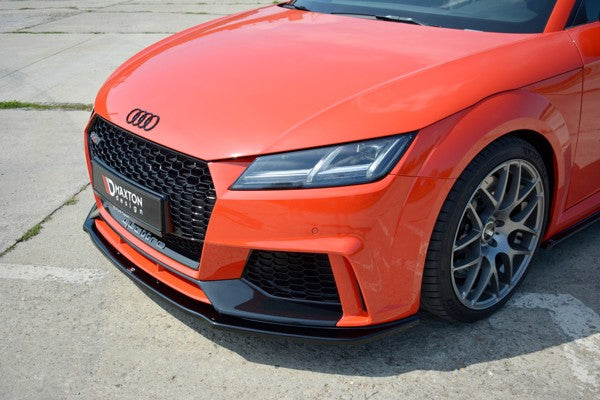 Maxton Front Splitter V.1 Audi TT RS 8S - Gloss Black
