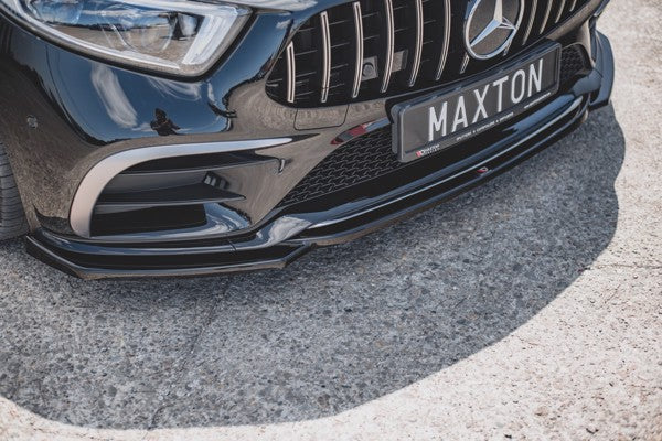 Maxton Front Splitter V.1 Mercedes-Benz Cls Amg-Line C257 - Gloss Black