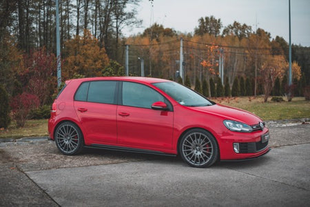 Maxton Racing Durability Side Skirts Diffusers Volkswagen Golf Gti Mk6 - Black