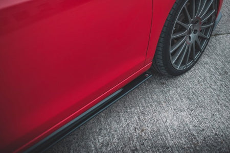 Maxton Racing Durability Side Skirts Diffusers Volkswagen Golf Gti Mk6 - Black