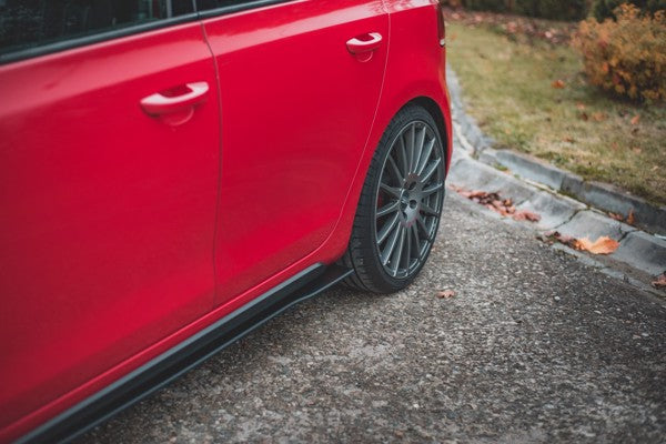 Maxton Racing Durability Side Skirts Diffusers Volkswagen Golf Gti Mk6 - Black
