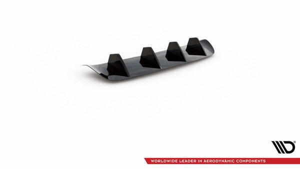 Maxton Rear Valance Porsche Panamera / Panamera Diesel 970 - Gloss Black
