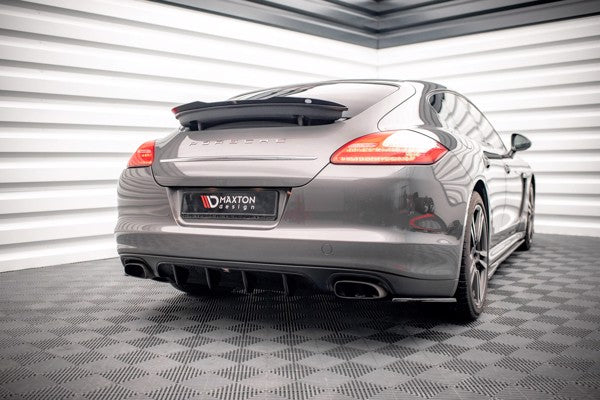 Maxton Rear Valance Porsche Panamera / Panamera Diesel 970 - Gloss Black
