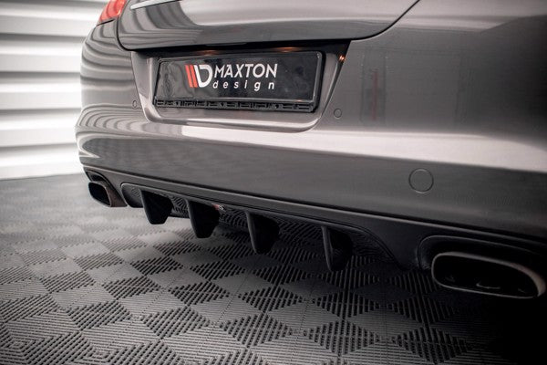 Maxton Rear Valance Porsche Panamera / Panamera Diesel 970 - Gloss Black