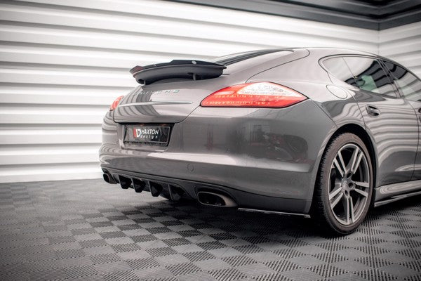 Maxton Rear Valance Porsche Panamera / Panamera Diesel 970 - Gloss Black