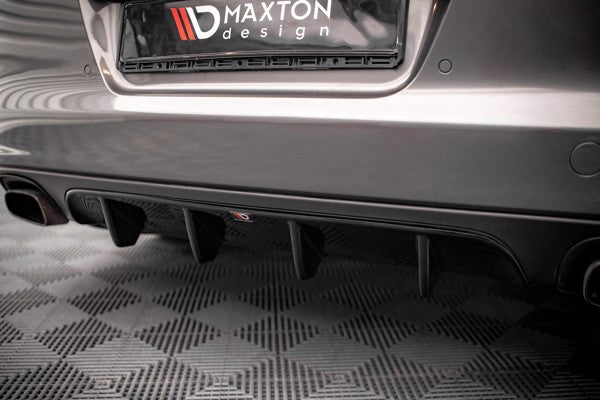 Maxton Rear Valance Porsche Panamera / Panamera Diesel 970 - Gloss Black
