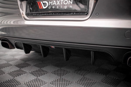 Maxton Rear Valance Porsche Panamera / Panamera Diesel 970 - Gloss Black
