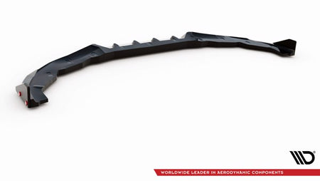 Maxton Front Splitter V.2 + Flaps BMW 2 Coupe M-Pack / M240I G42 - Gloss Black