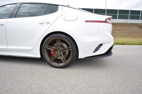 Maxton Rear Side Splitters Kia Stinger Gt - Gloss Black