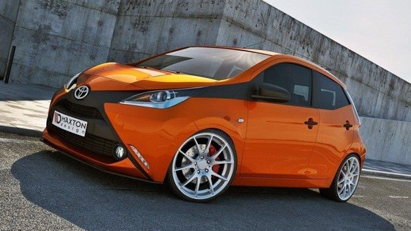 Maxton Front Splitter Toyota Aygo Mk2 - Gloss Black