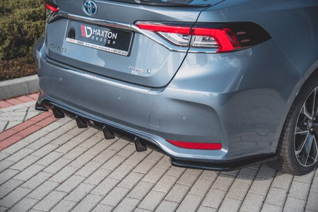 Maxton Rear Valance Toyota Corolla Xii Sedan - Gloss Black