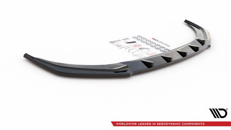 Maxton Front Splitter V.1 Audi A1 S-Line Gb - Gloss Black