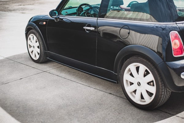 Maxton Side Skirts Diffusers Mini Cooper / One R50 - Gloss Black