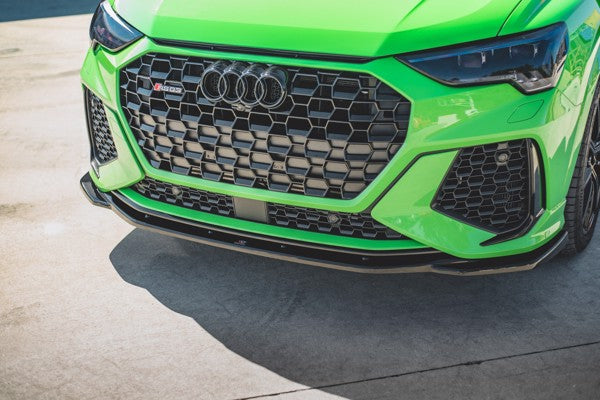 Maxton Front Splitter V.2 Audi RSq3 F3 - Gloss Black